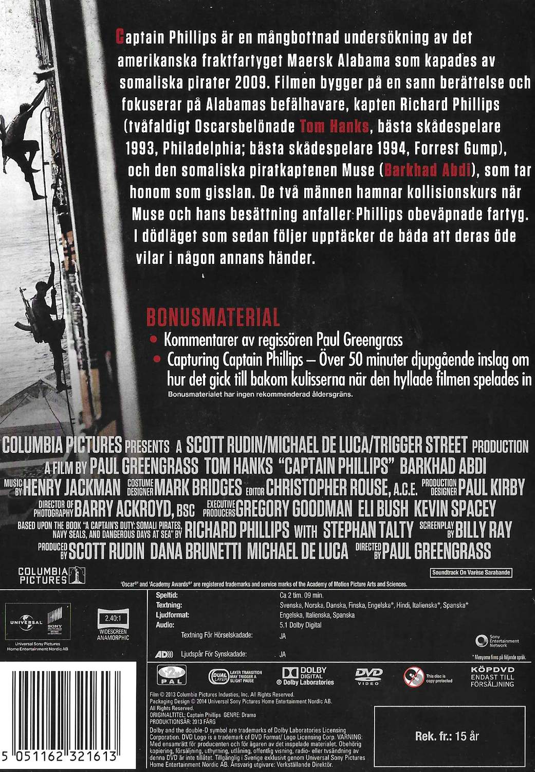 Captain Phillips (2013) DVD