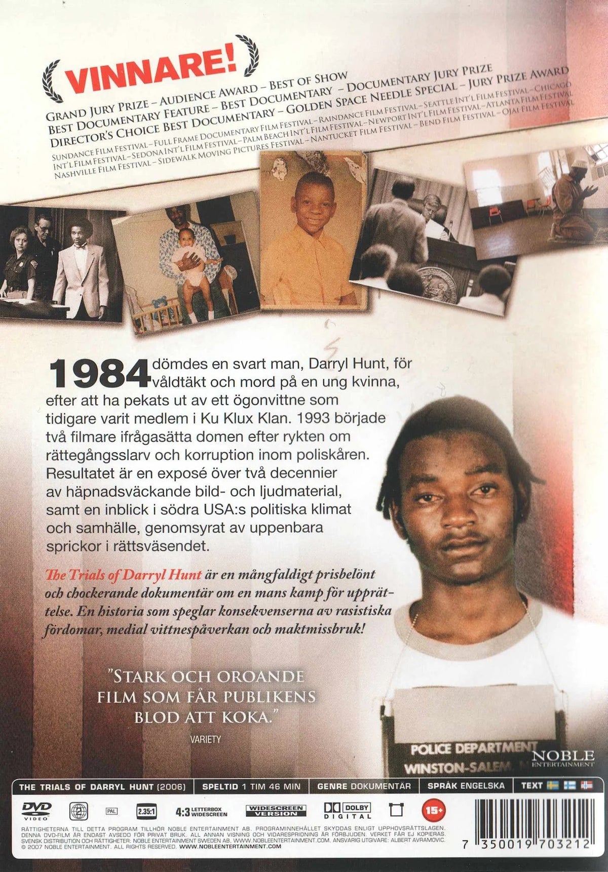 The Trials of Darryl Hunt (2007) DVD