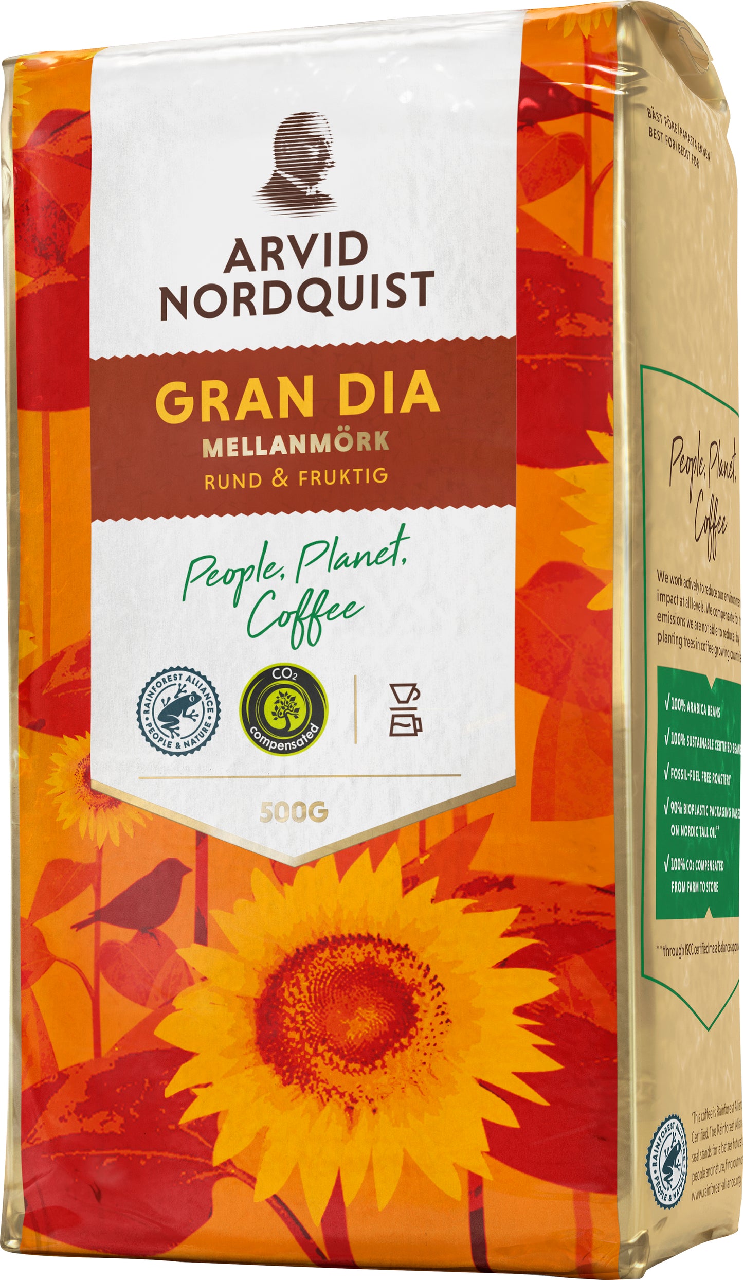Arvid Nordquist Gran Dia Medium Dark Roast Ground Coffee 500 g