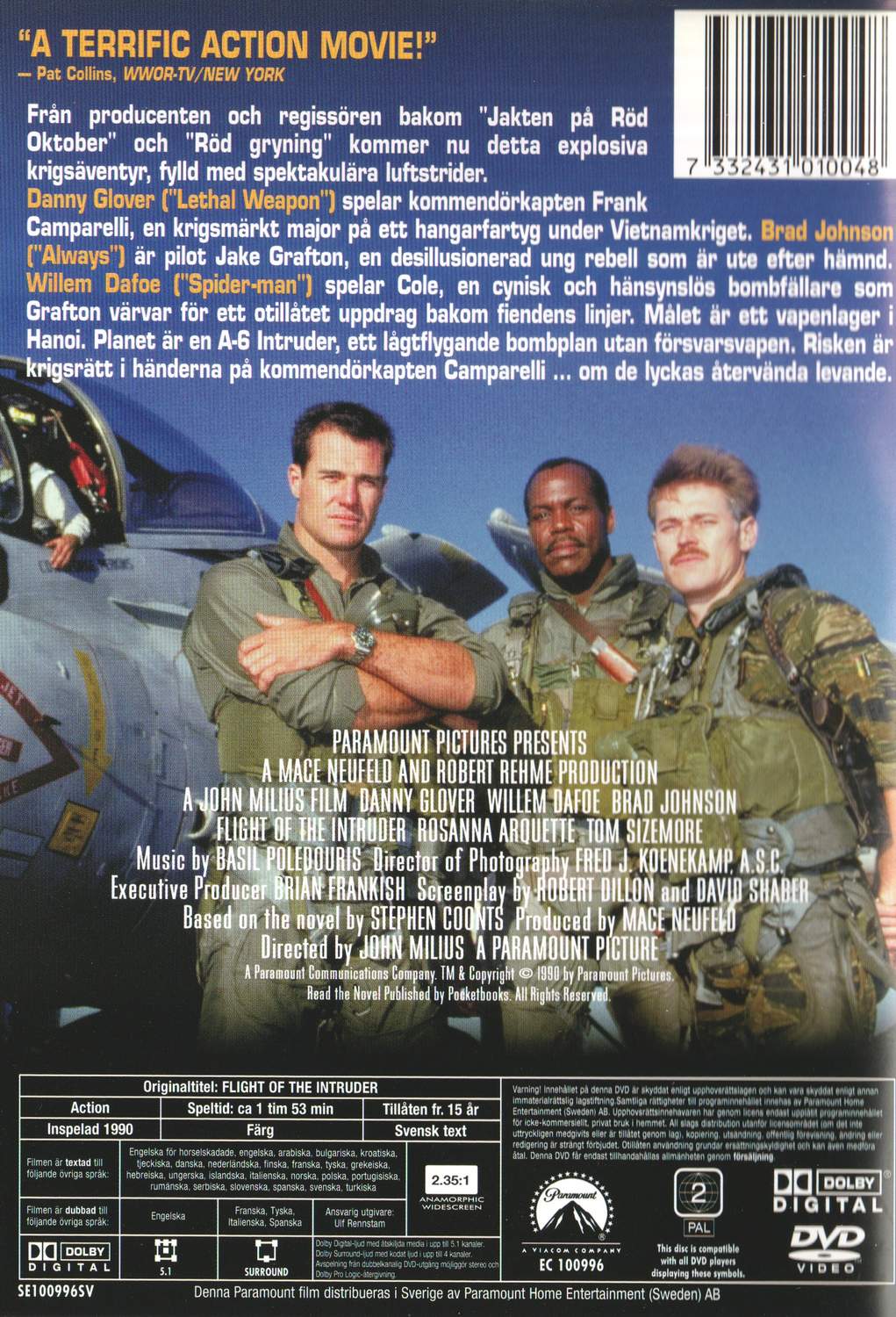 Flight of the Intruder (1990) DVD
