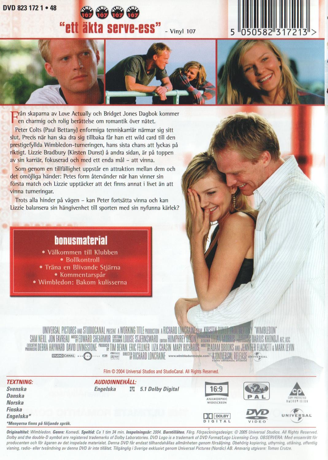 Wimbledon (2004) DVD
