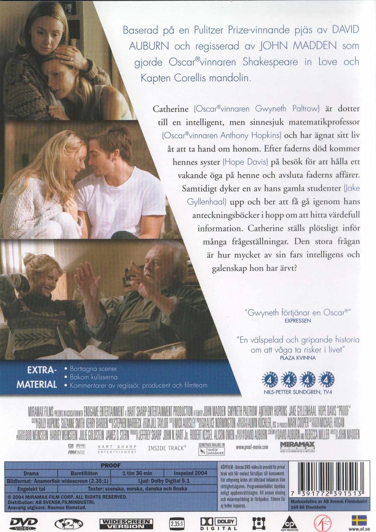 Proof (2004) DVD