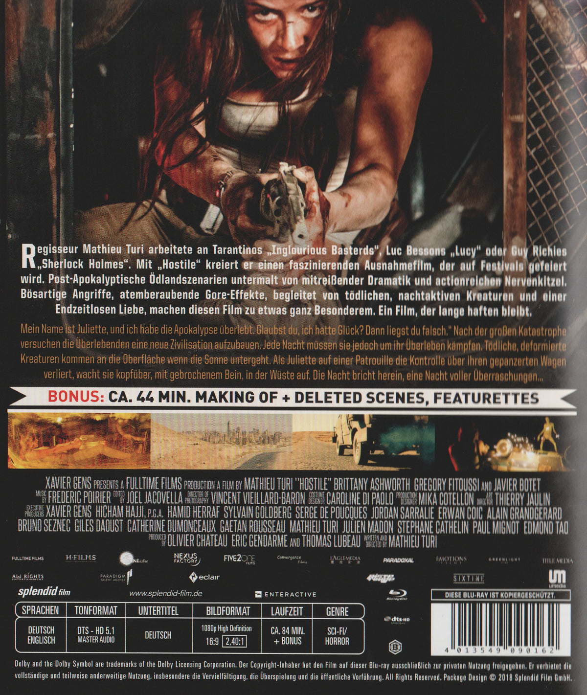 Hostile (2018) Blu-ray