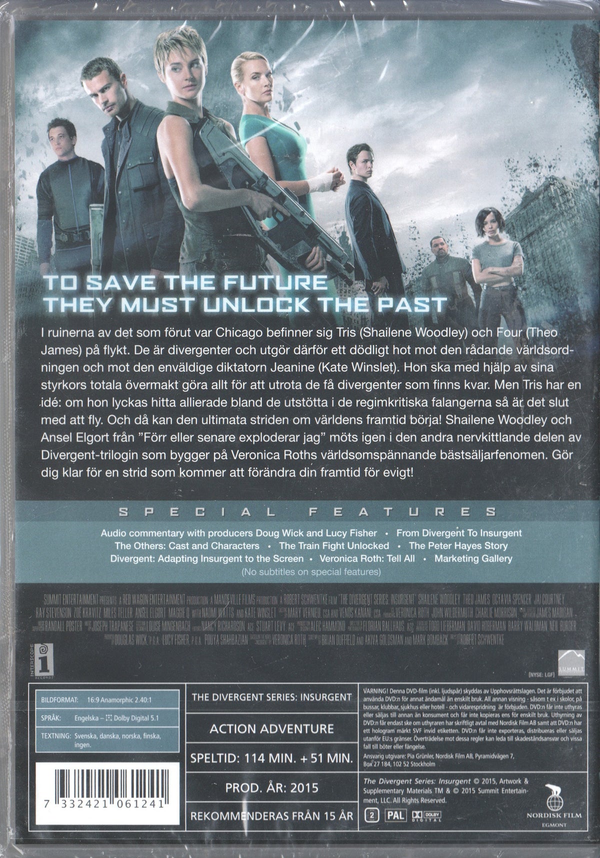 Insurgent (2015) DVD