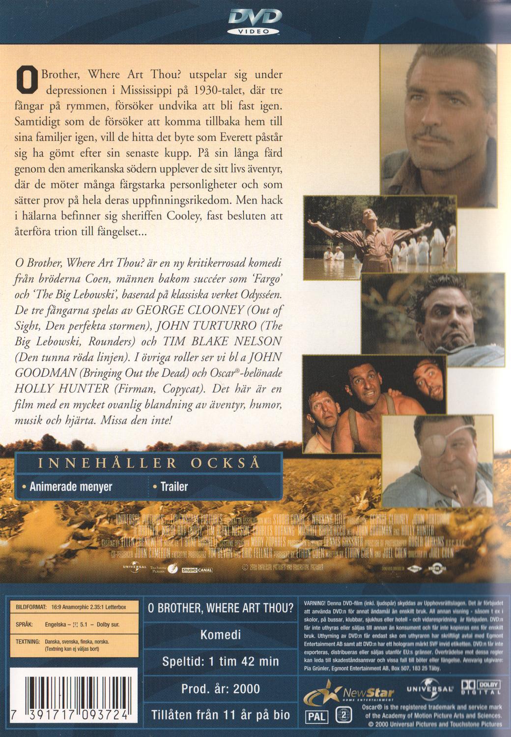 O Brother Where Art Thou? (2000) DVD