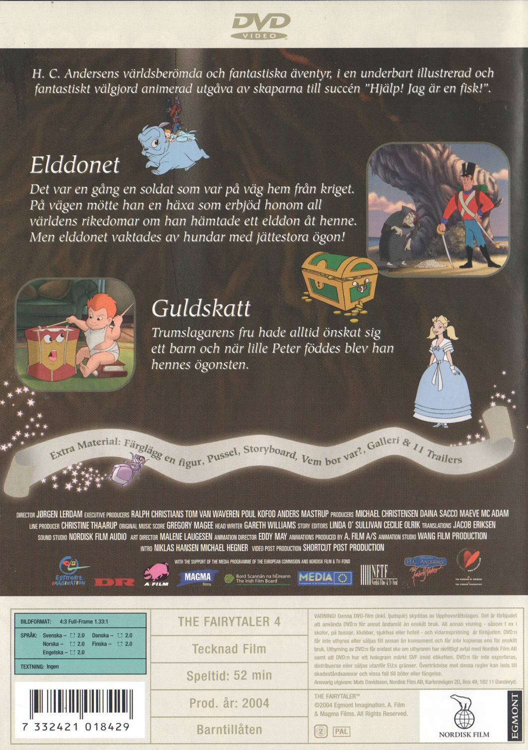 The Fairytaler 4: Elddonet & Guldskatt (2007) DVD