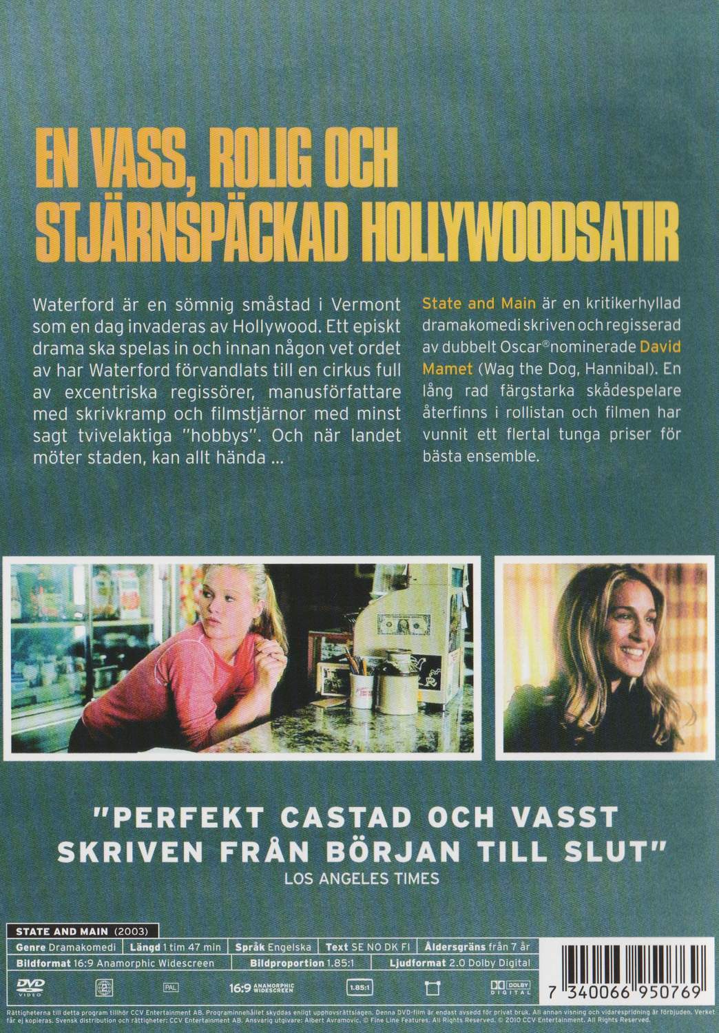 State and Main (2000) DVD