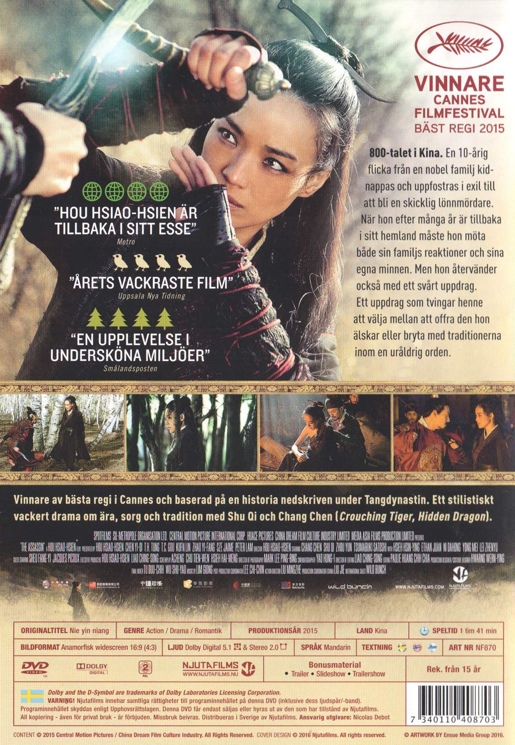 The Assassin (2015) DVD