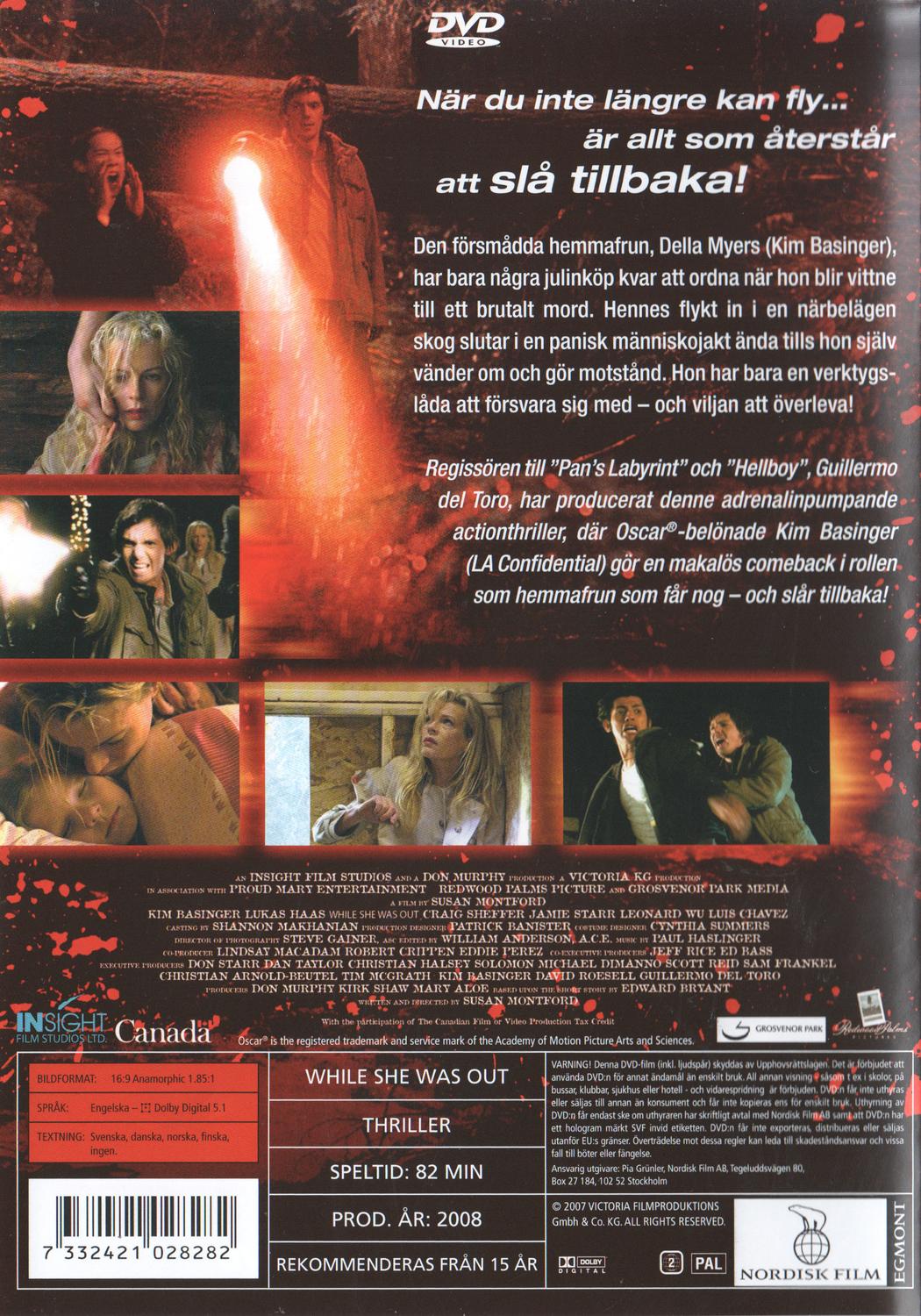 While She Was Out (2008) DVD