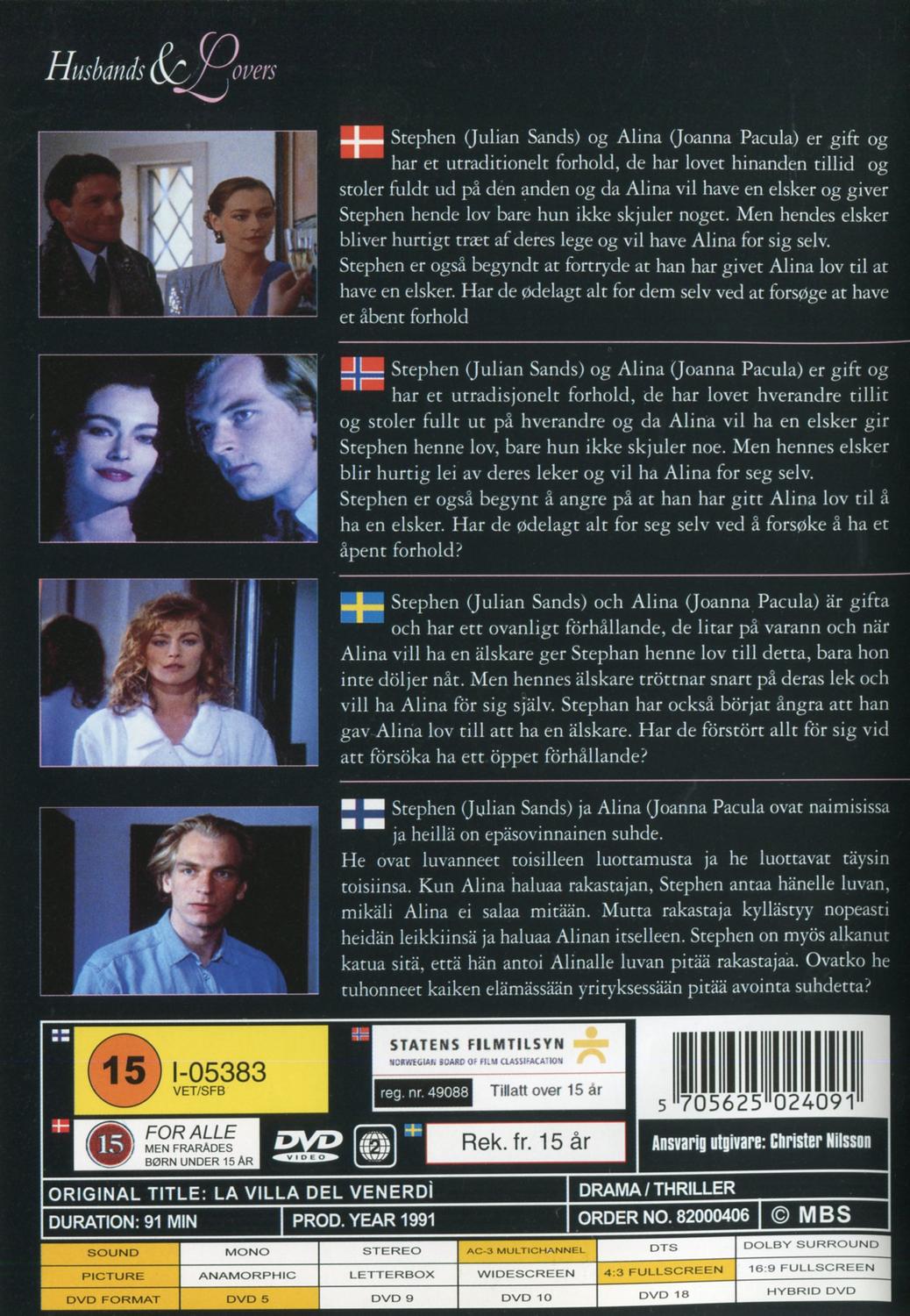 La Villa Del Venerdi (1991) DVD