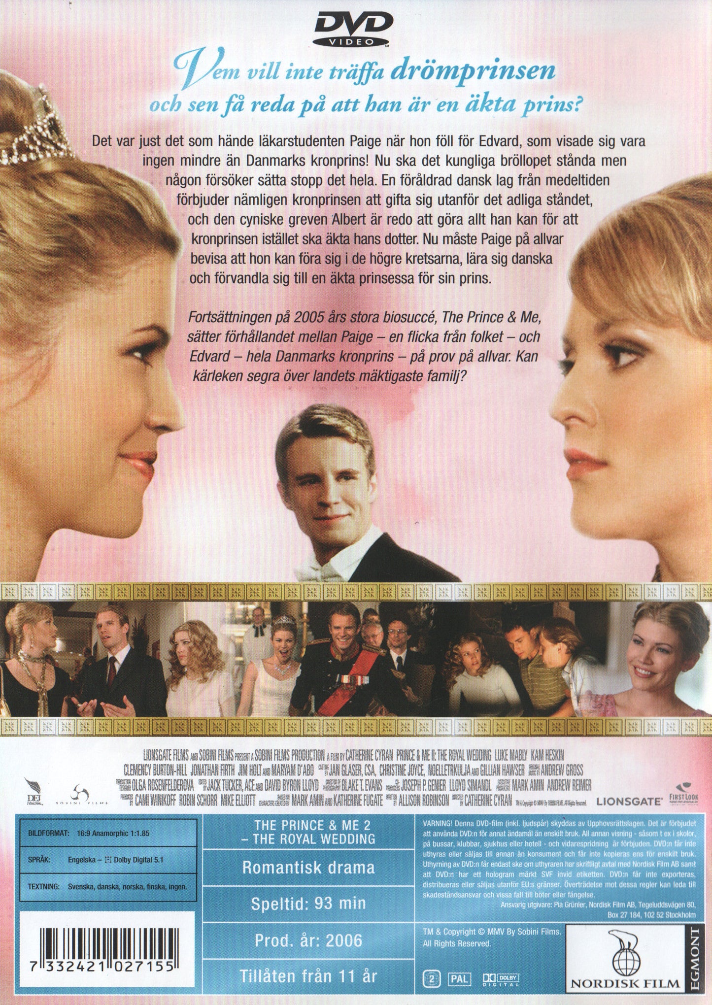 The Prince & Me 2 2006 DVD