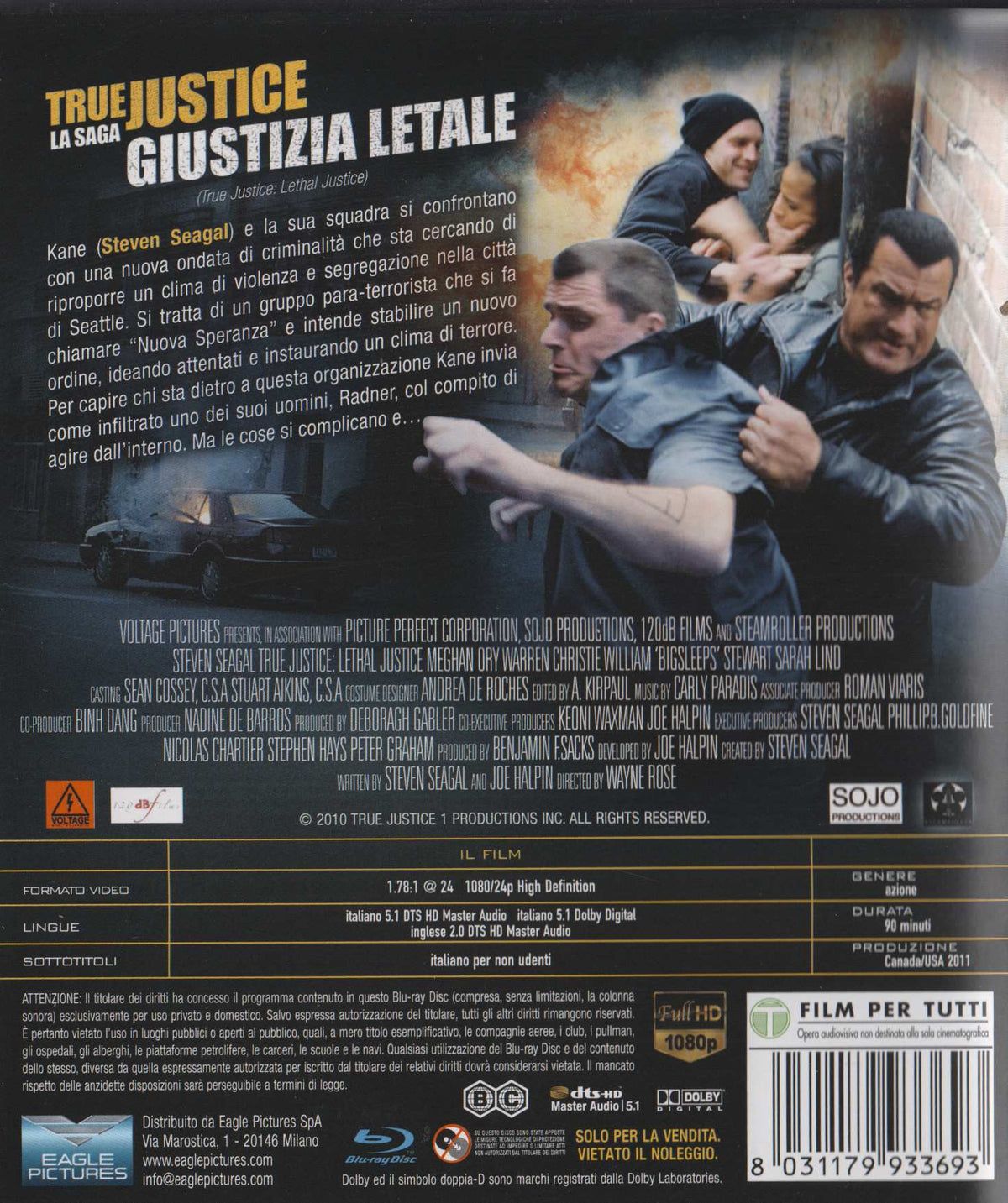 True Justice: Lethal Justice (2010) Blu-ray