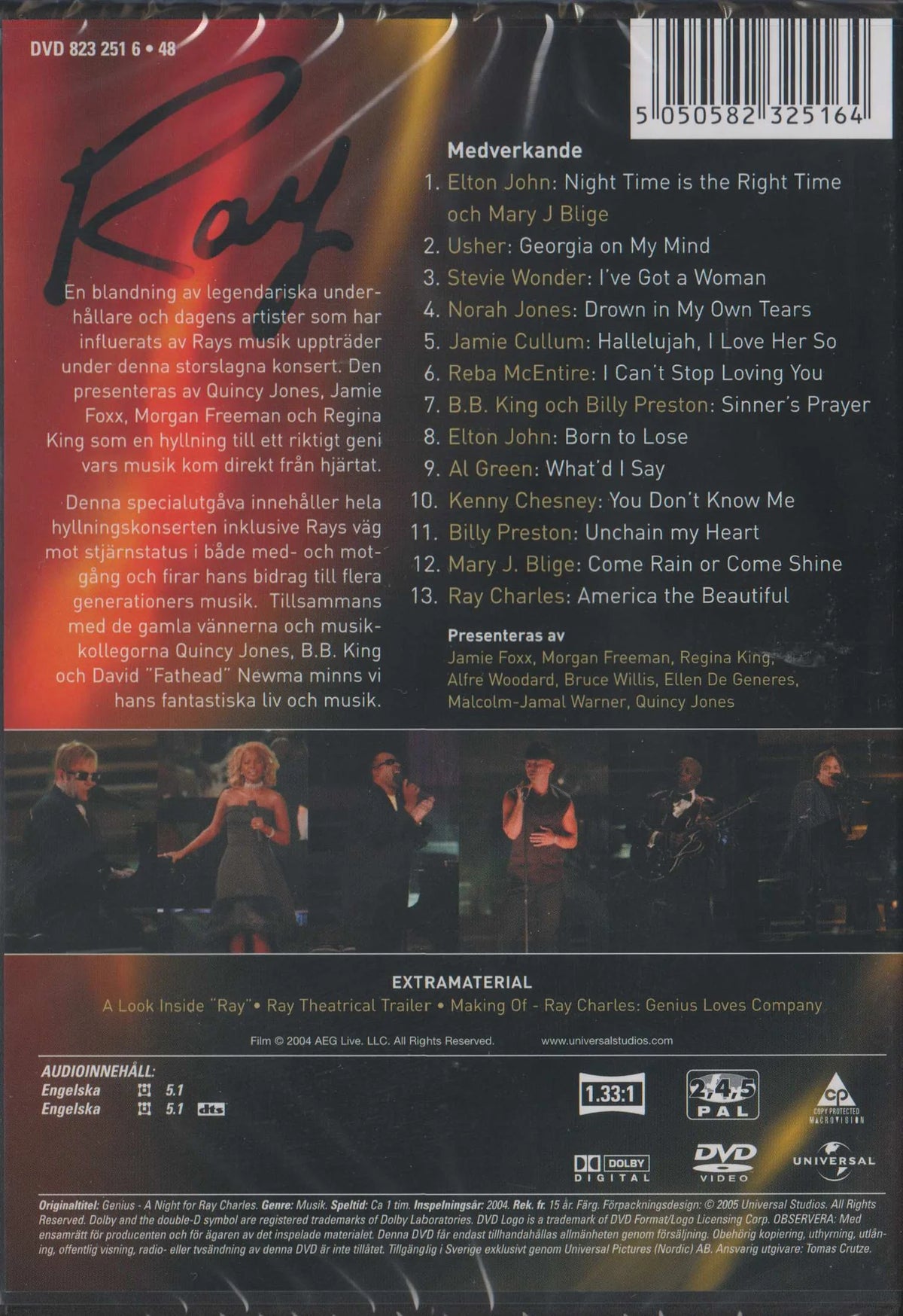 Genius: A Night for Ray Charles (2004) DVD