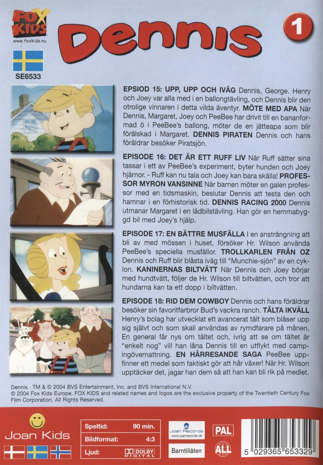 Dennis 1 Episod 15-18 (2004) DVD