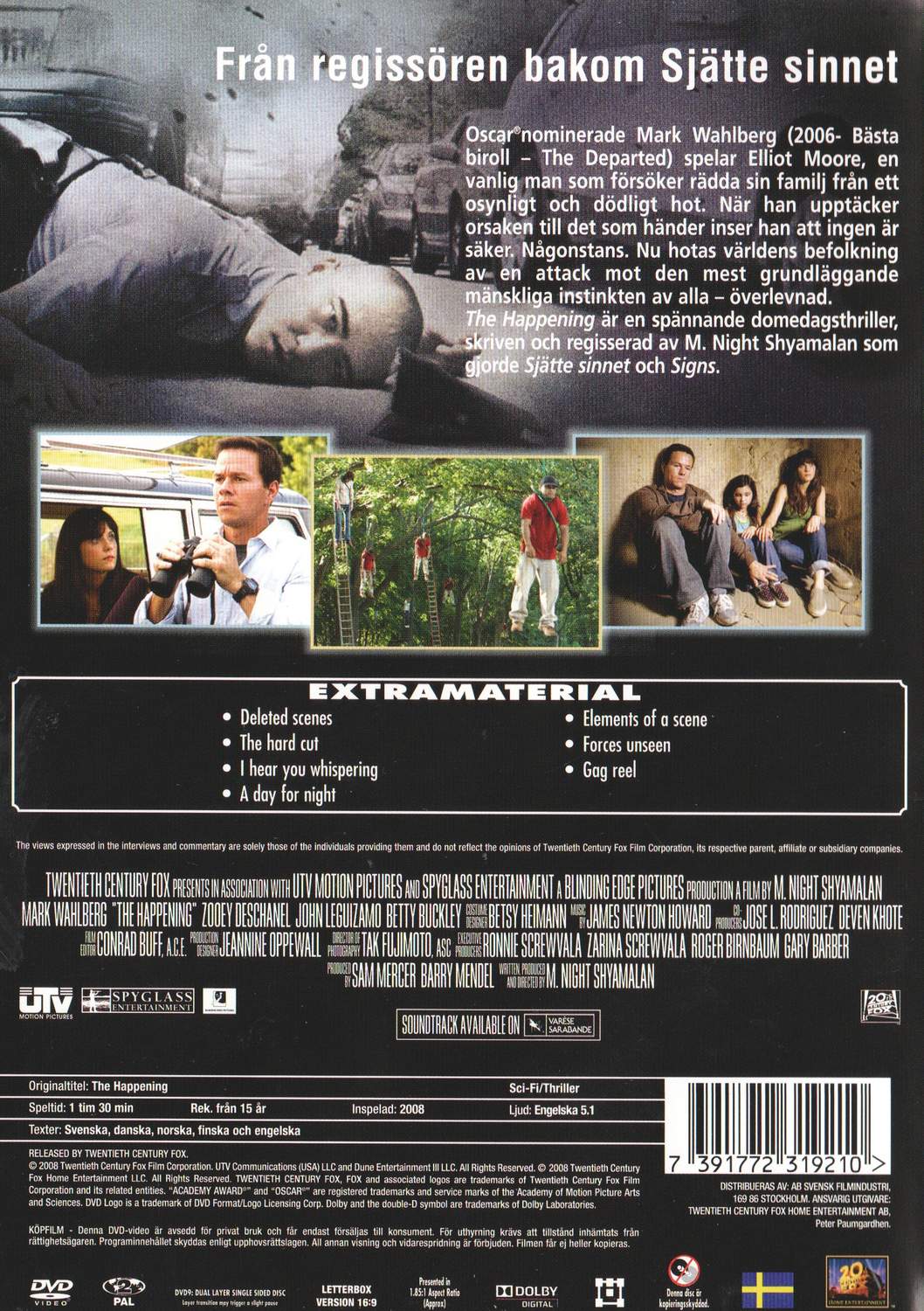 The Happening (2008) DVD
