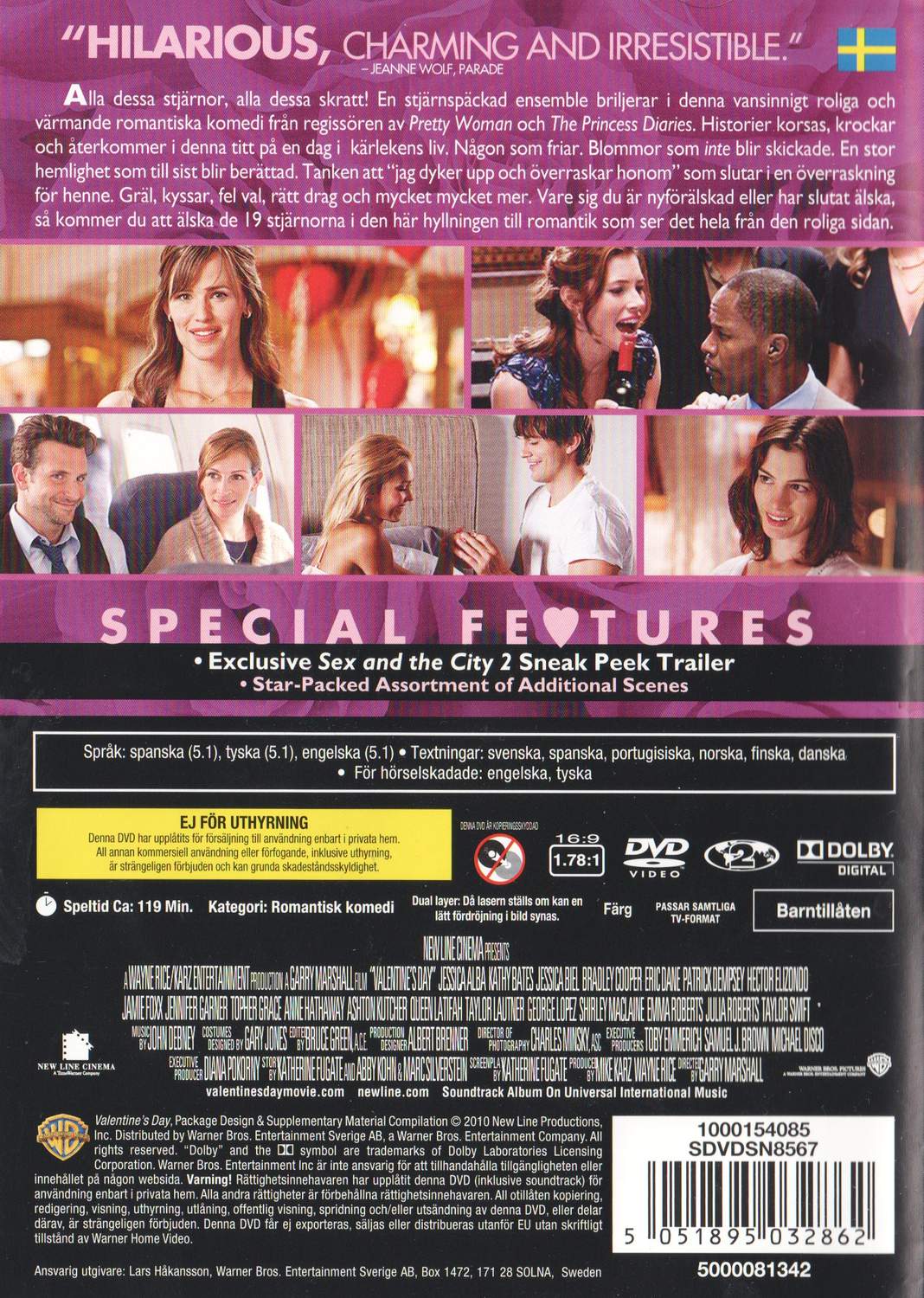 Valentine's Day (2010) DVD