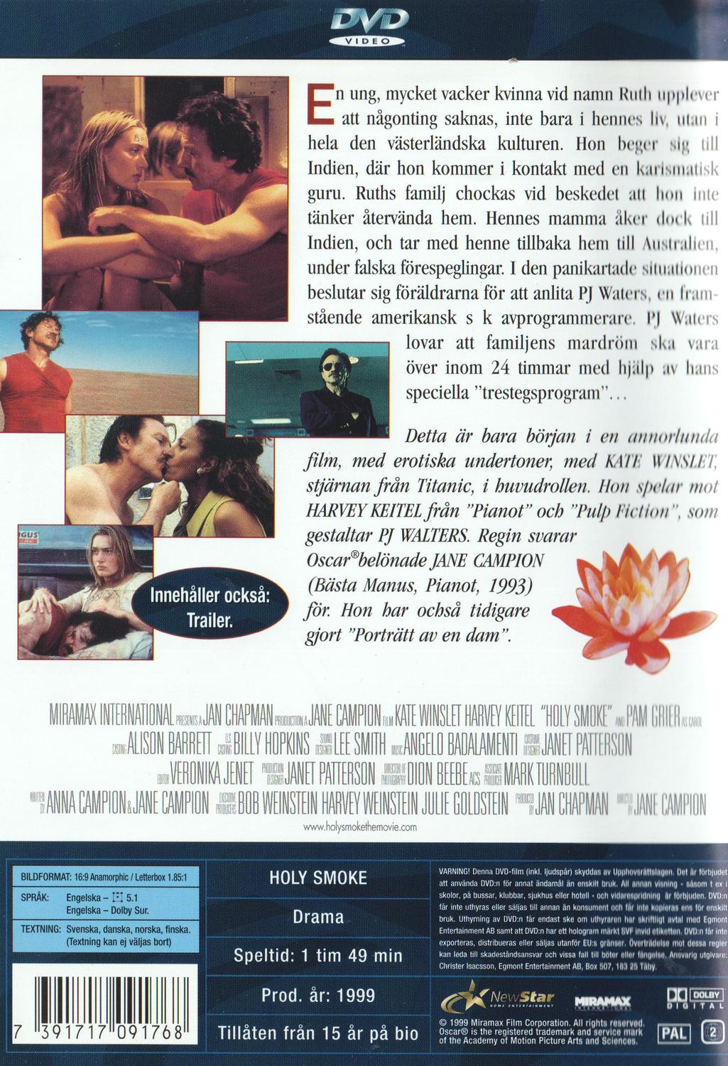 Holy Smoke (1999) DVD