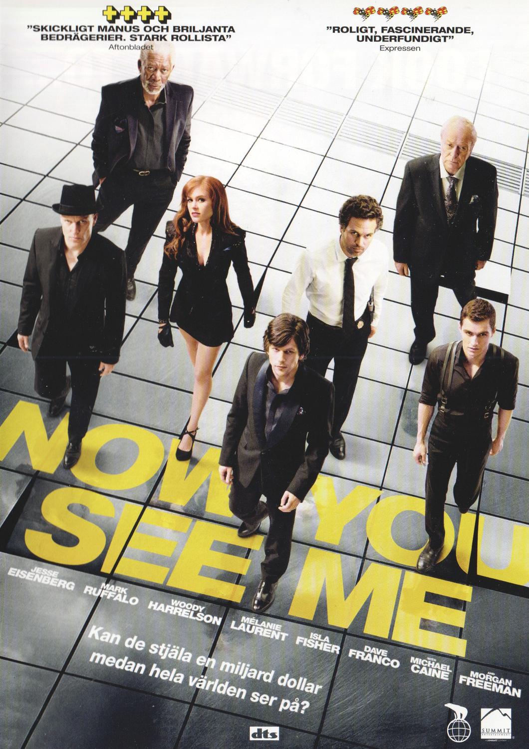 Now You See Me (2013) DVD