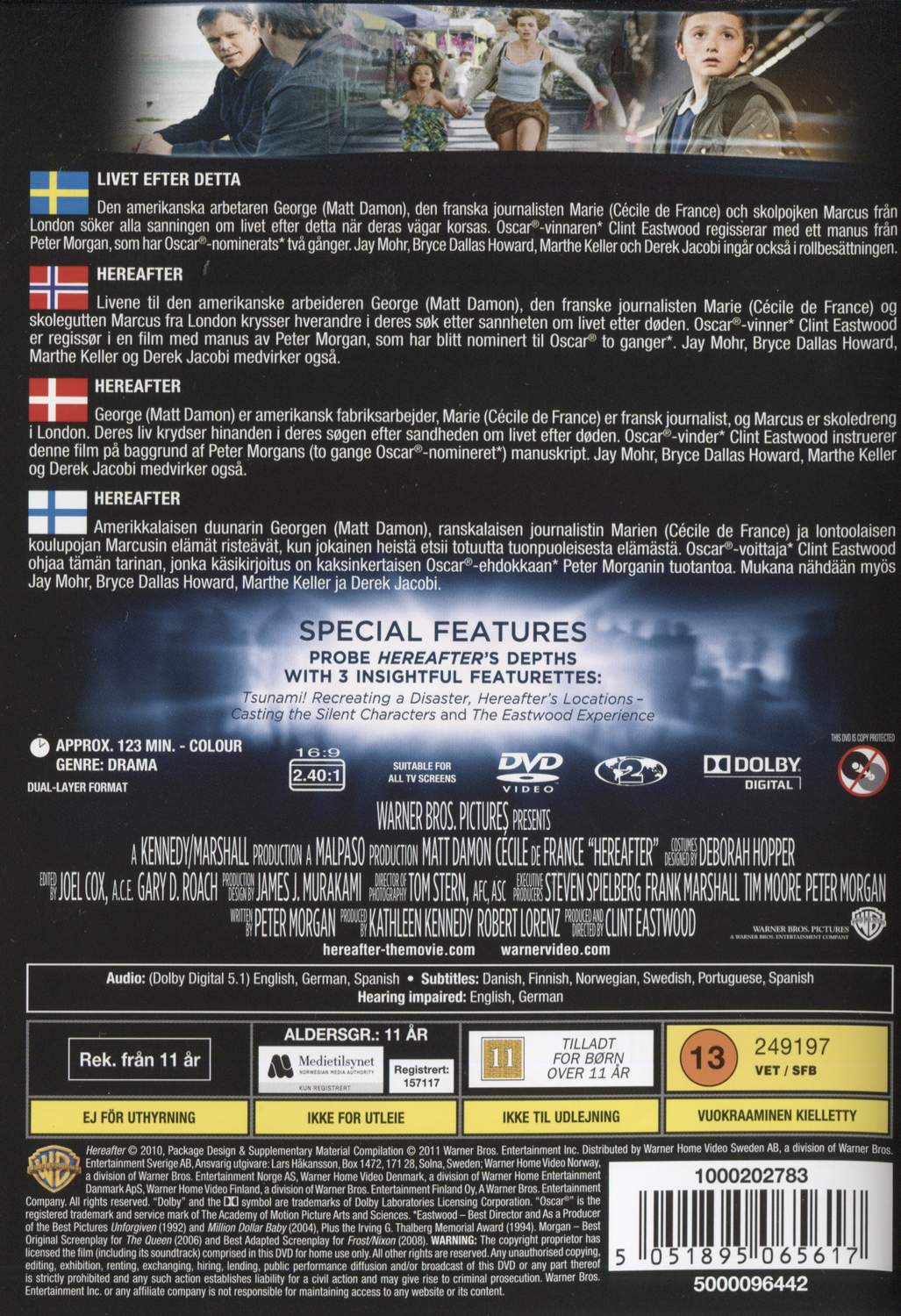 Hereafter (2010) DVD