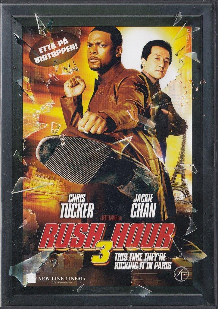 Rush Hour 3 (2006) DVD, Swedish Edition