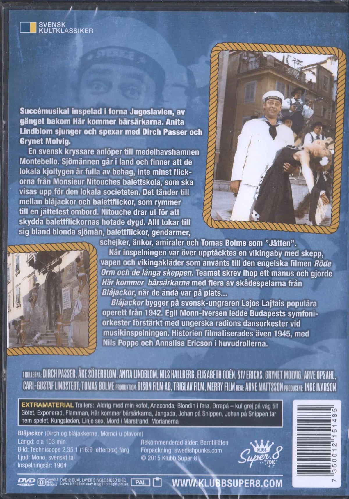 Blåjackor (1964) DVD