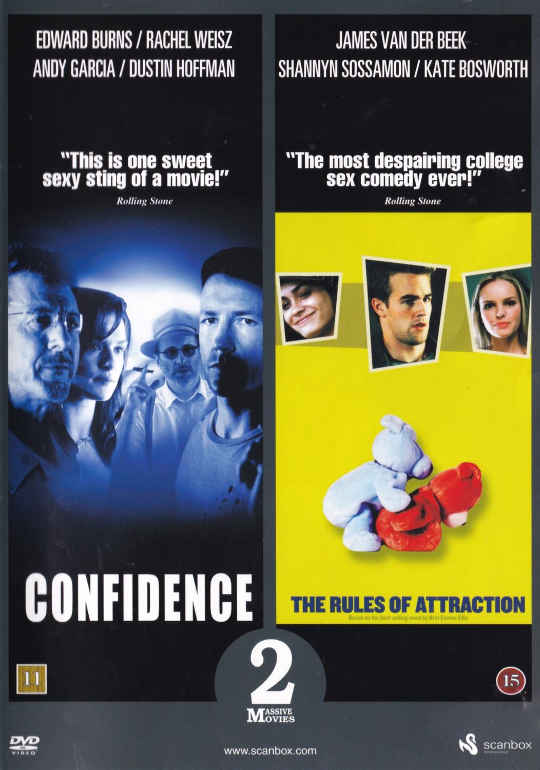 Confidence & The Rules of Attraction DVD