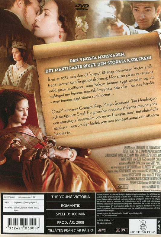 The Young Victoria (2008) DVD