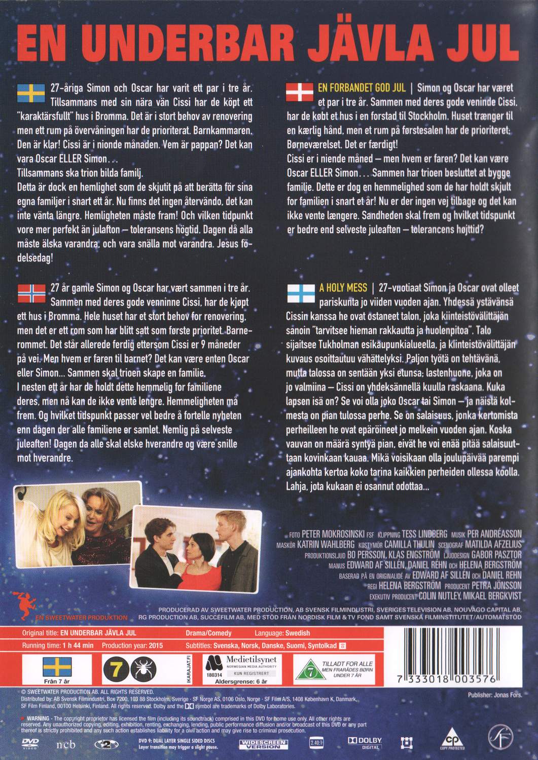 En Underbar Jävla Jul (2015) DVD
