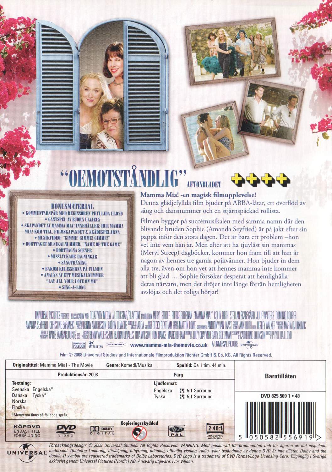 Mamma Mia (2008) DVD