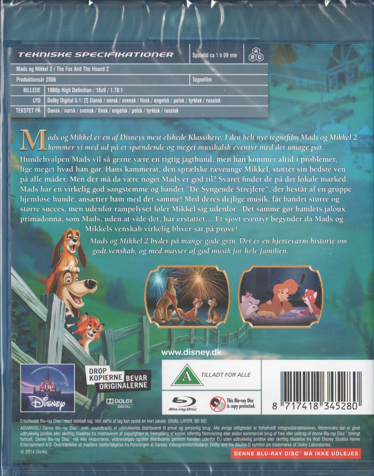 The Fox and the Hound 2 (2006) Blu-ray