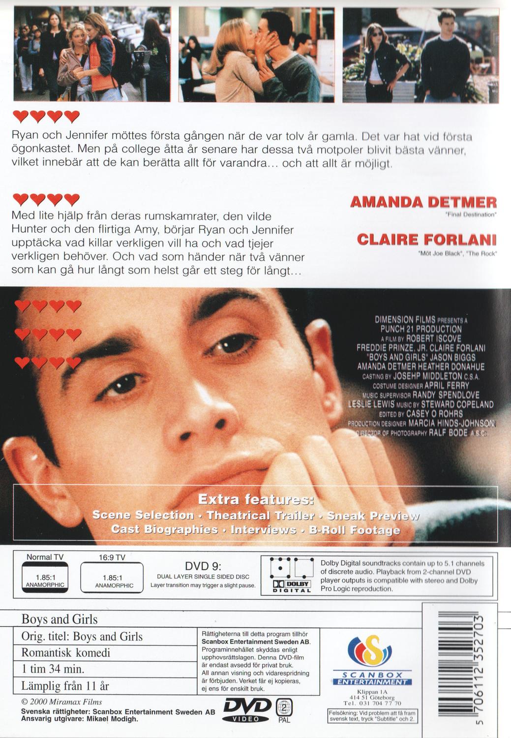 Boys and Girls (2000) DVD