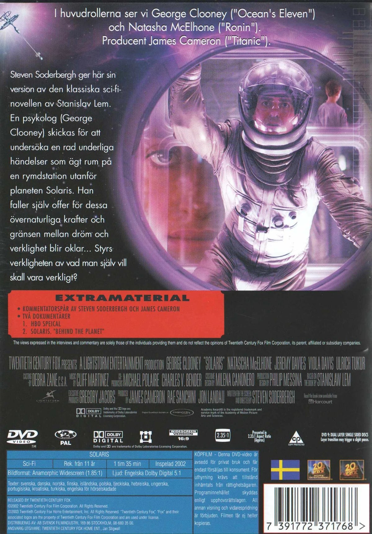 Solaris (2002) DVD