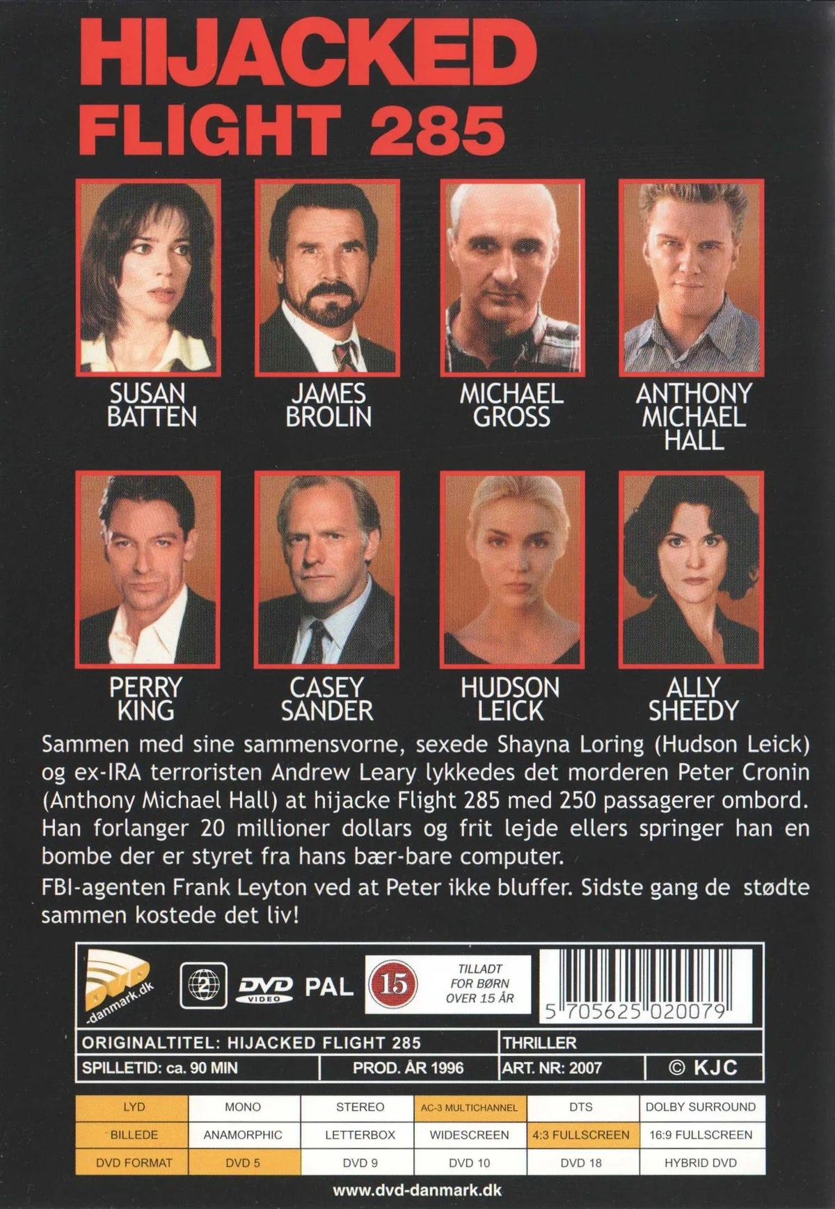 Hijacked Flight 285 (1996) DVD