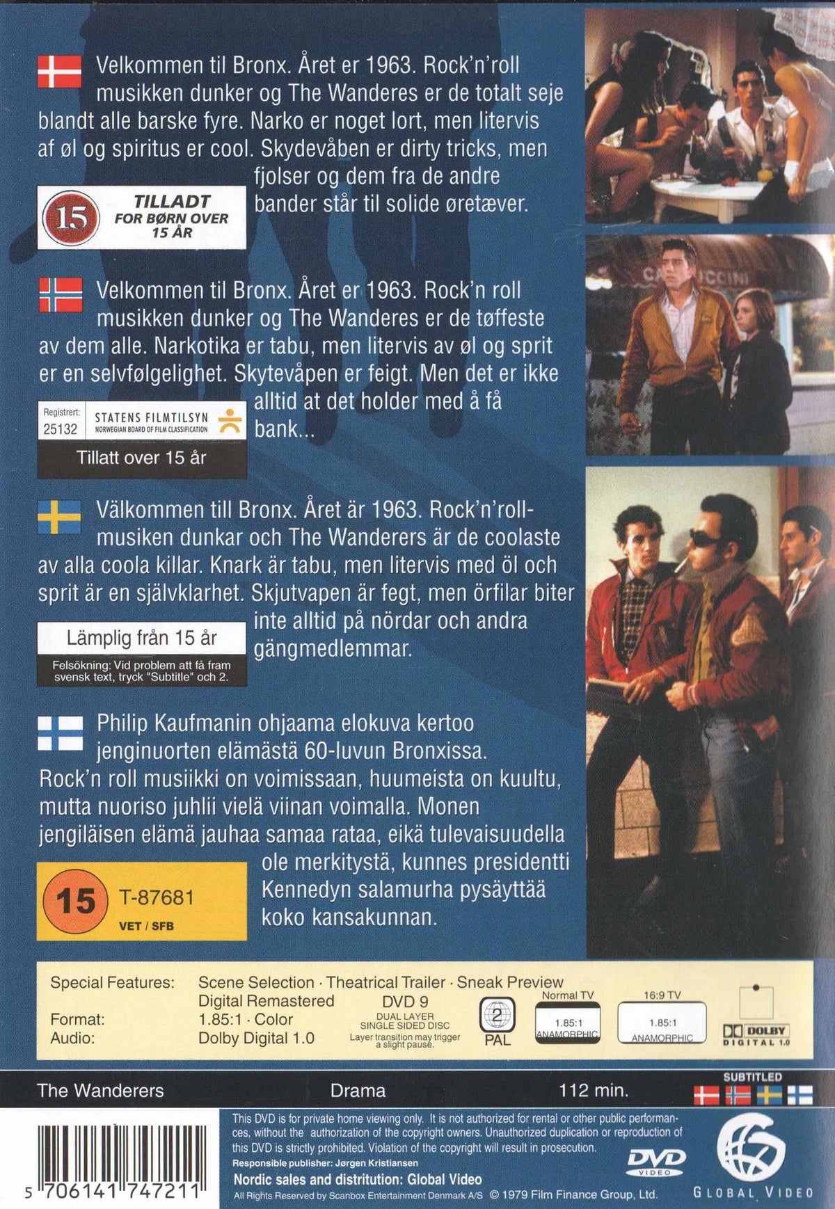 The Wanderers (1979) DVD