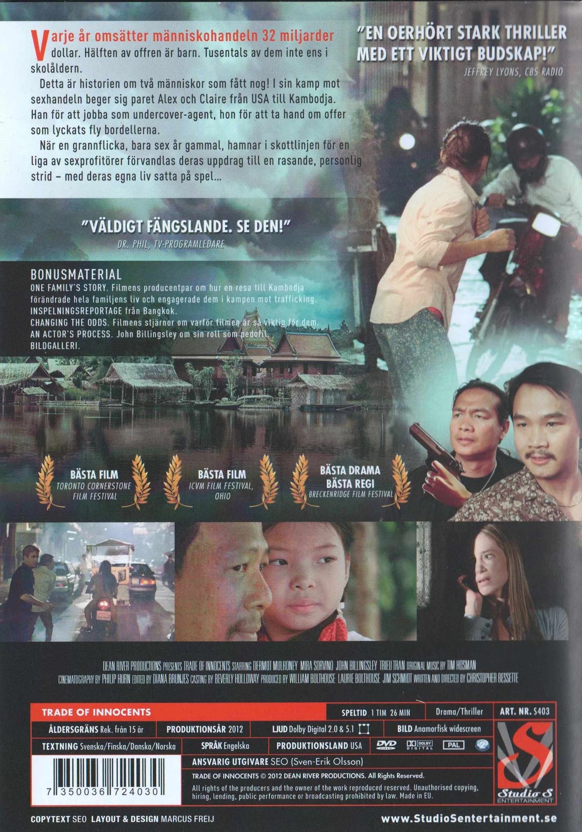 Trade of innocents (2012) DVD