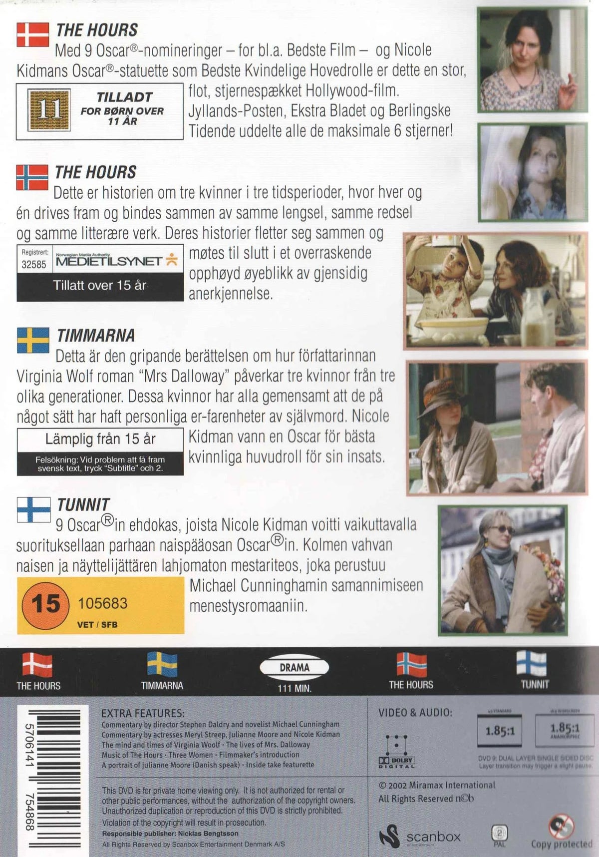 The Hours (2002) DVD