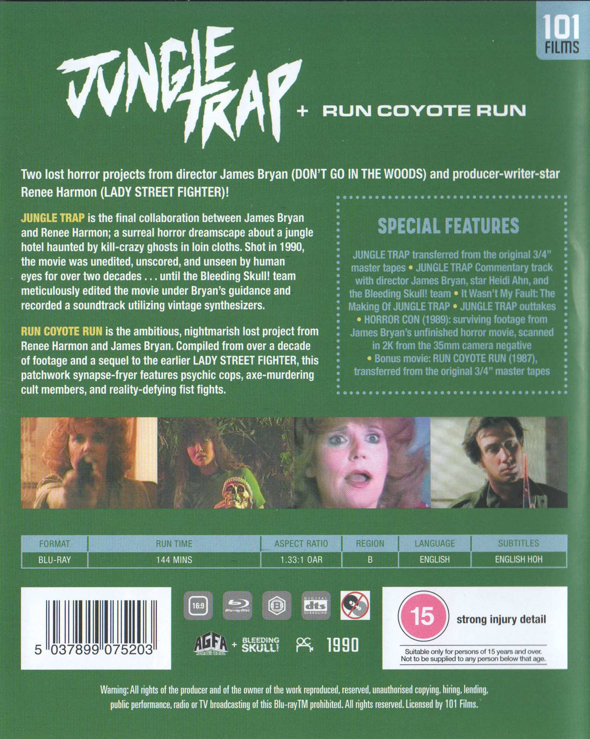 Jungle Trap + Run Coyote Run (2016) Blu-ray
