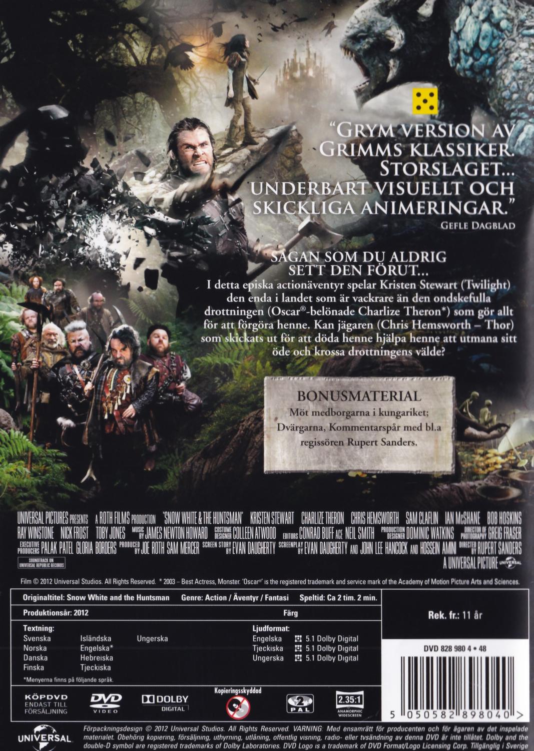 Snow White & the Huntsman (2012) DVD