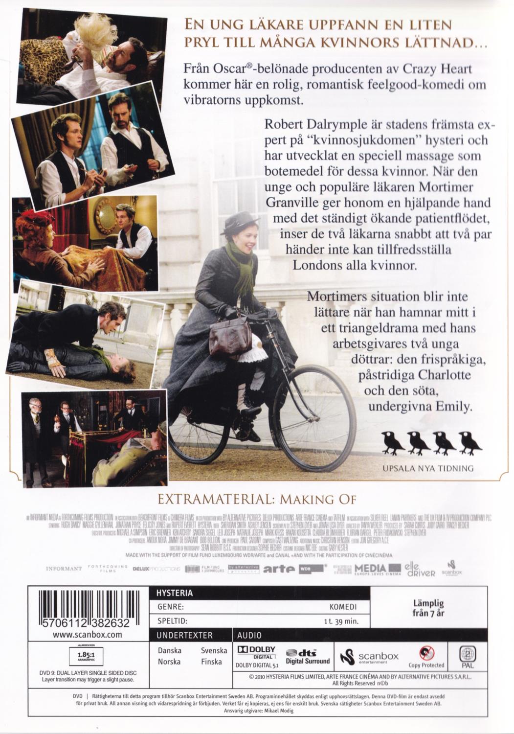 Hysteria (2011) DVD