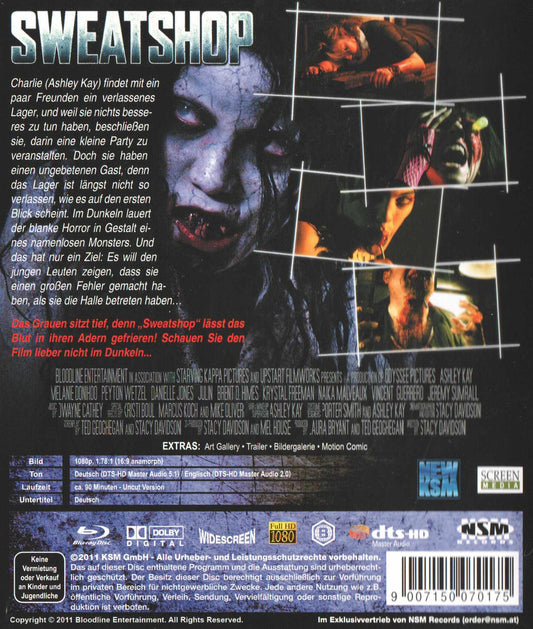 Sweatshop (2009) Blu-ray, UNCUT