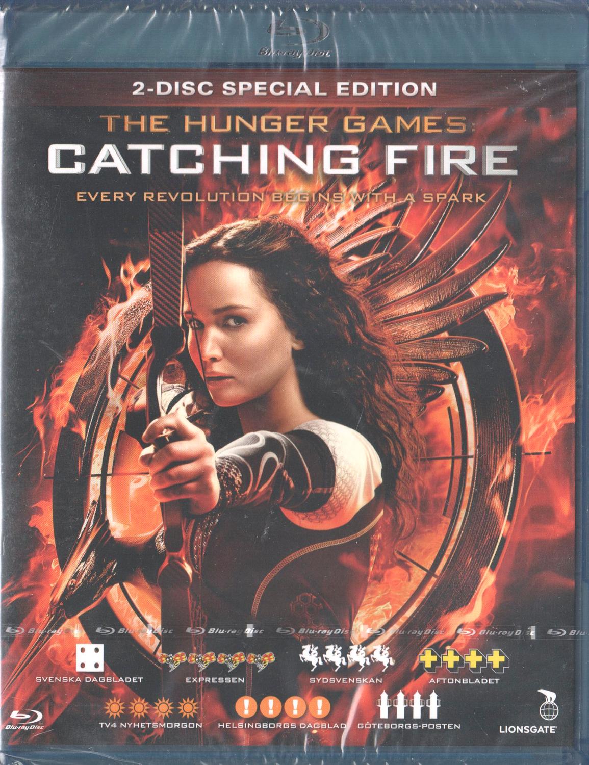 The Hunger Games Catching Fire (2013) Blu-ray