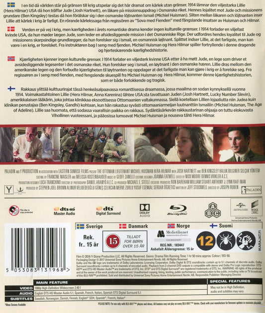 The Ottoman Lieutenant (2016) DVD