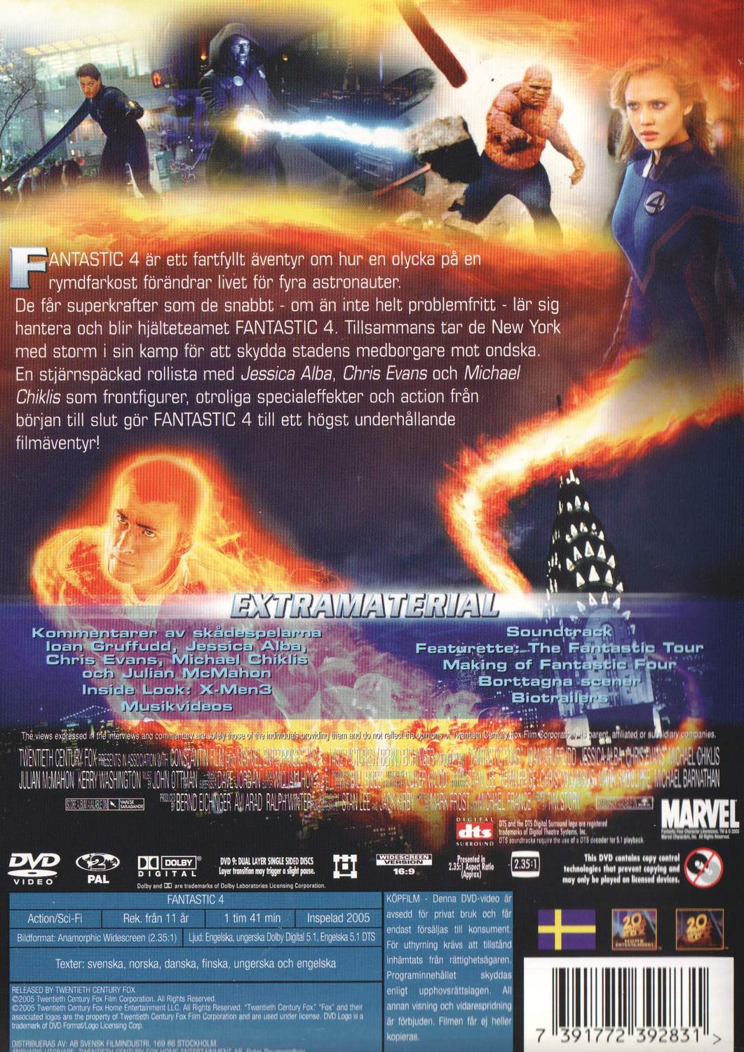 Fantastic 4 (2005) DVD
