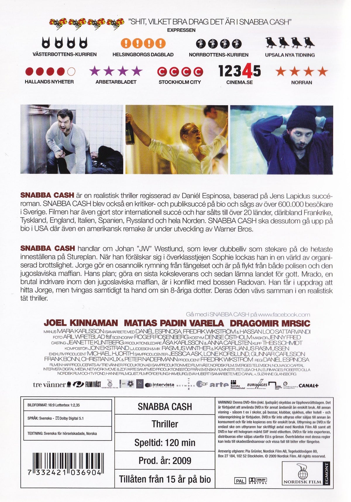 Snabba Cash (2009) DVD