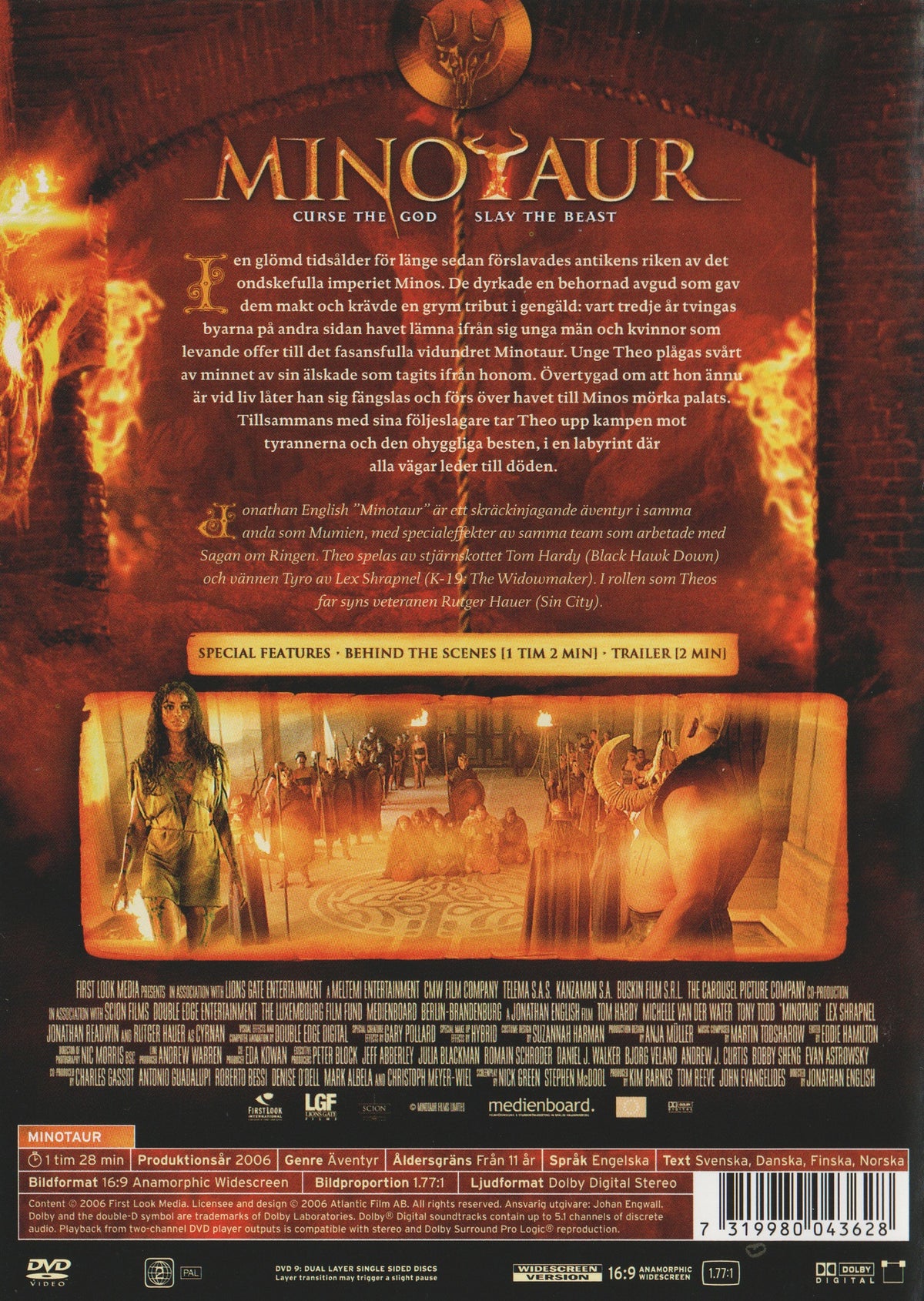 Minotaur (2006) DVD