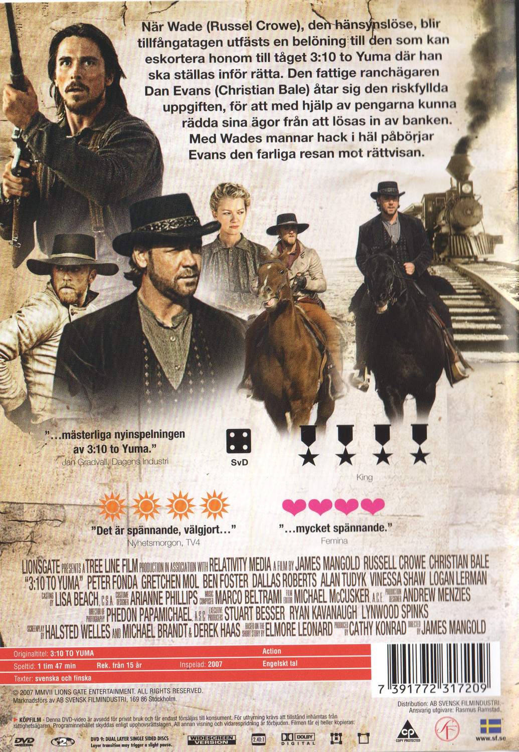 3:10 to Yuma (2007) DVD