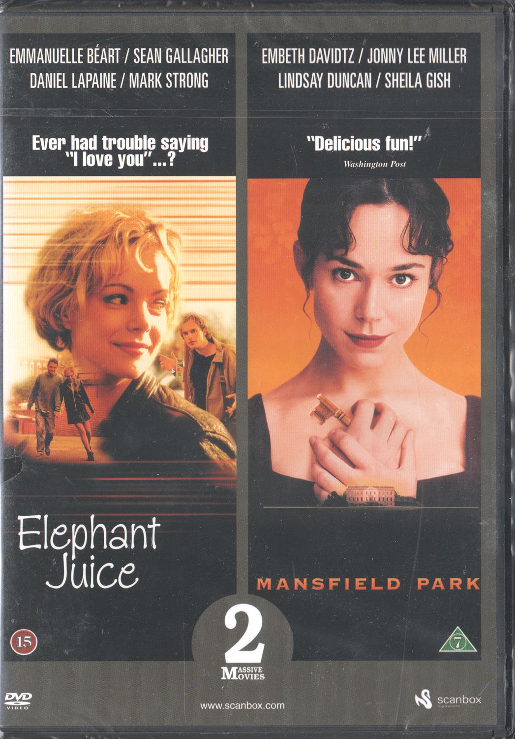 Elephant Juice & Mansfield Park DVD