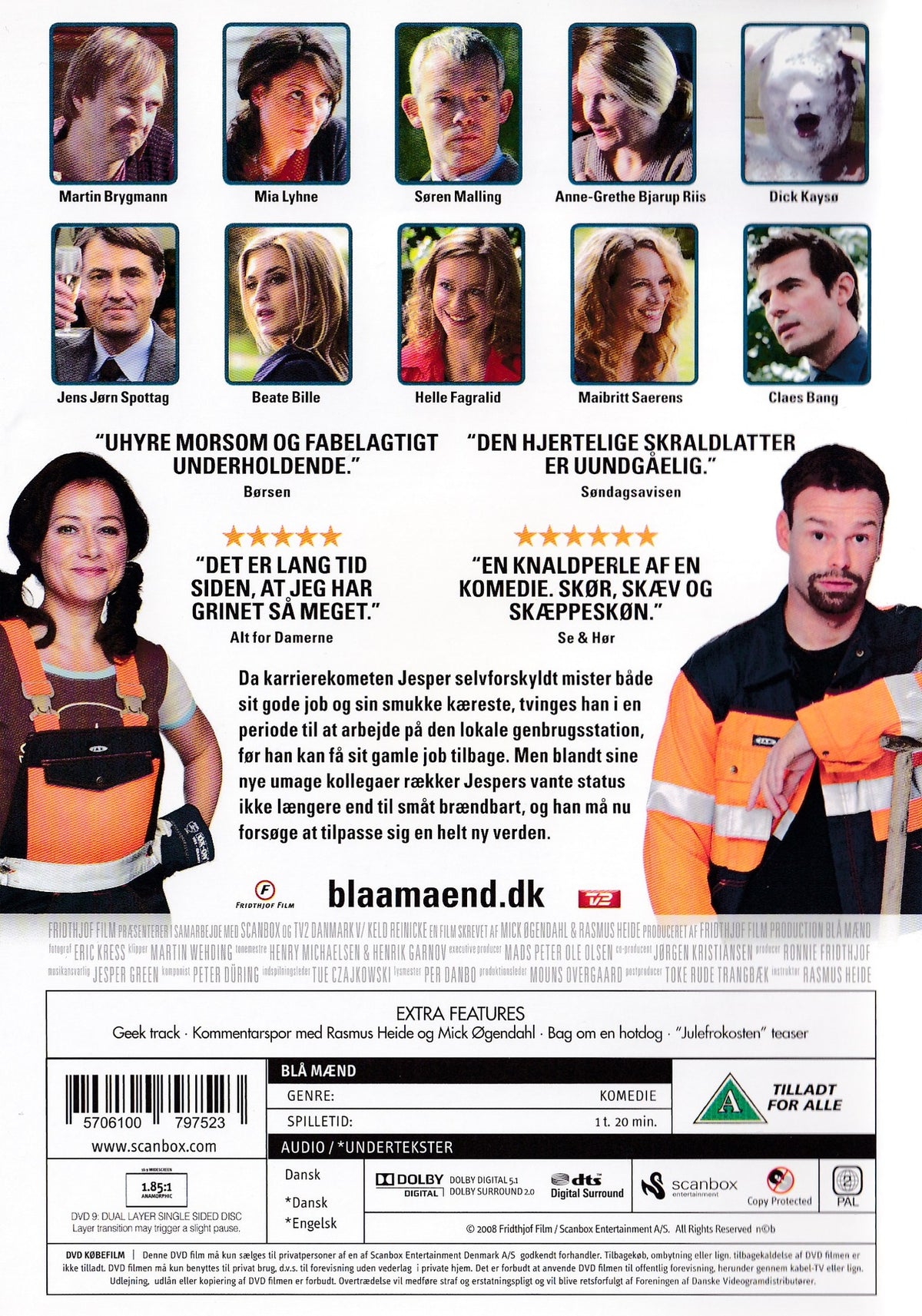 Blå Mænd (2008) DVD