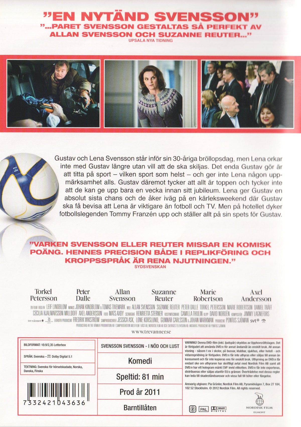 Svensson Svensson I Nöd & Lust (2011) DVD