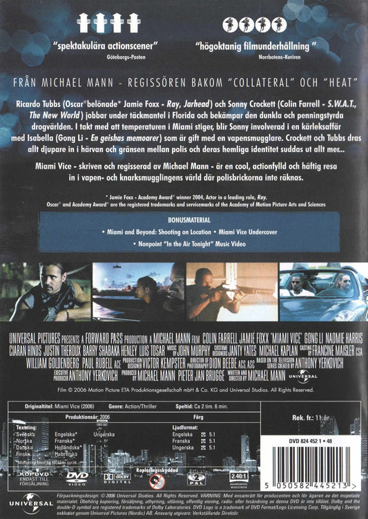 Miami Vice (2006) DVD